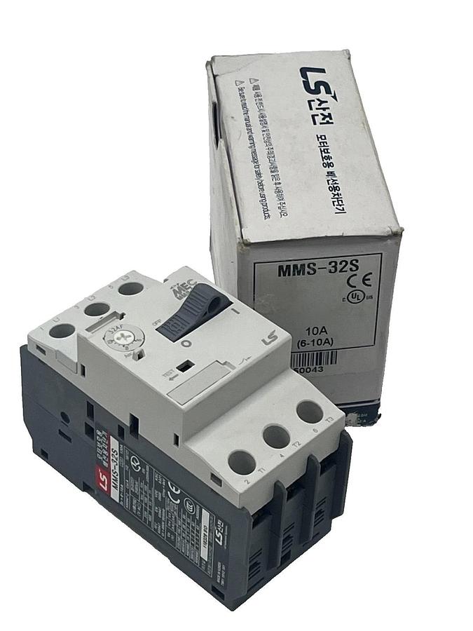 LS Electric MMS-32S-10A Manual Motor Starter Protector 6A to 10A 3-Pole NSMP