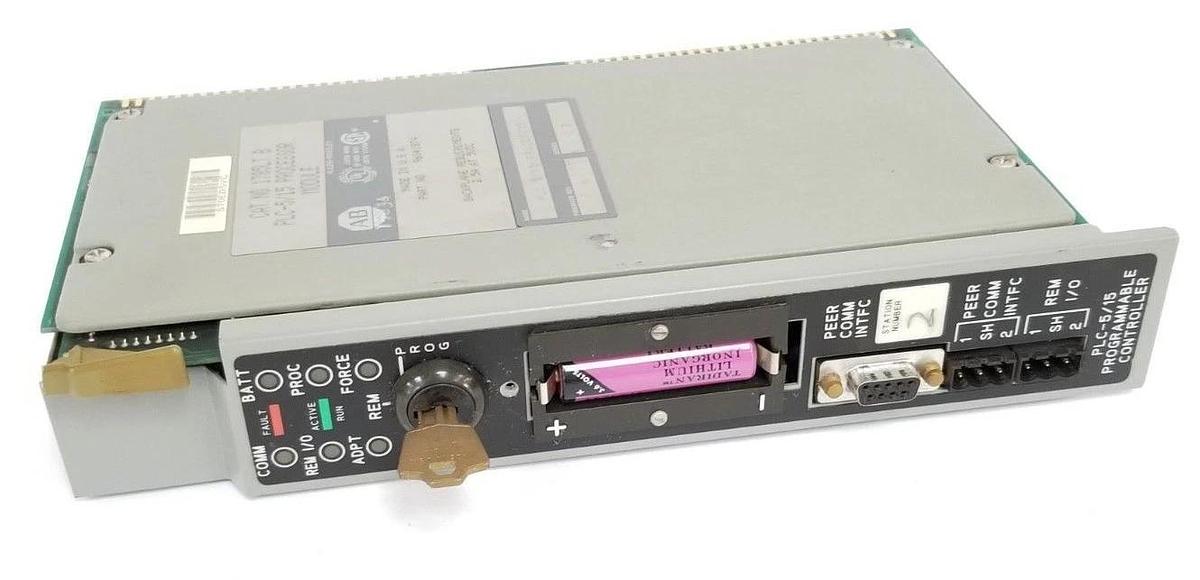 Used ALLEN BRADLEY 1785-LT/B PROCESSOR MODULE F/W REV. M SER. B 96041874 1785-LT