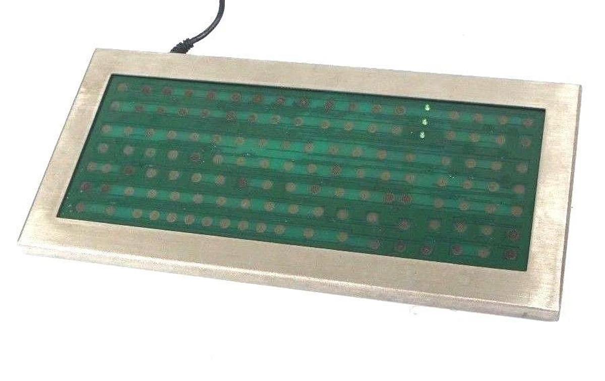 Used TEXAS INDUSTRIAL PERIPHERALS DT-1000 KEYBOARD KYB REV: 63, HP REV: 26