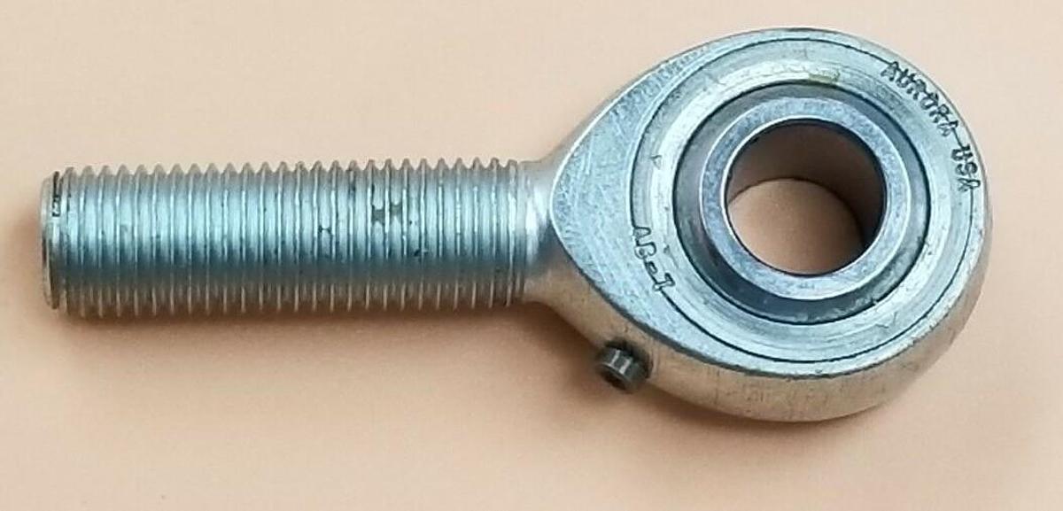 Used AURORA BEARING COMPANY AB-7 ROD END BEARING 1/2'' IN. BORE AB7