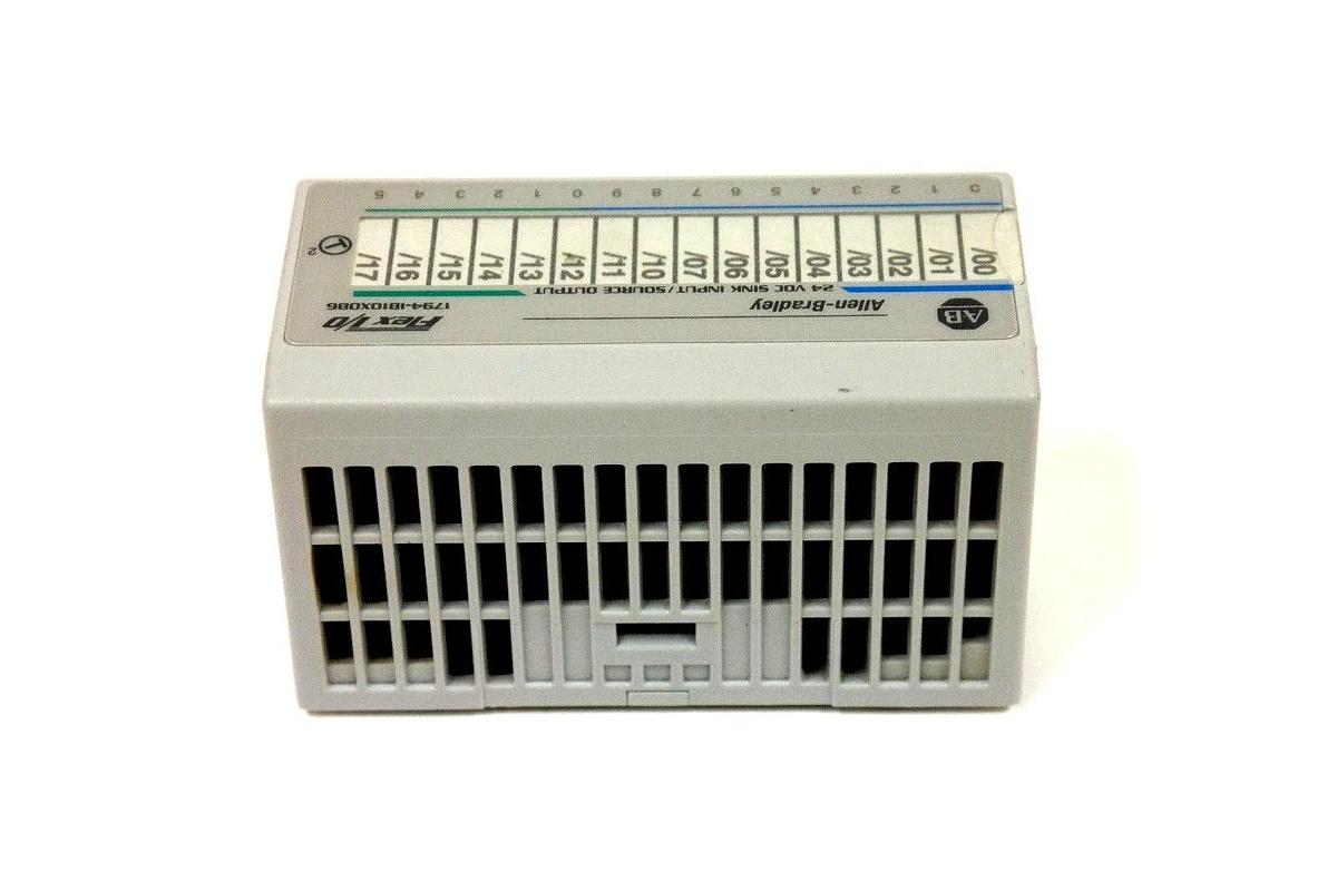 Used ALLEN BRADLEY 1794-IB10XOB6 SER A REV A01 FLEX I/O 1794IB10XOB6 P/N 96189874