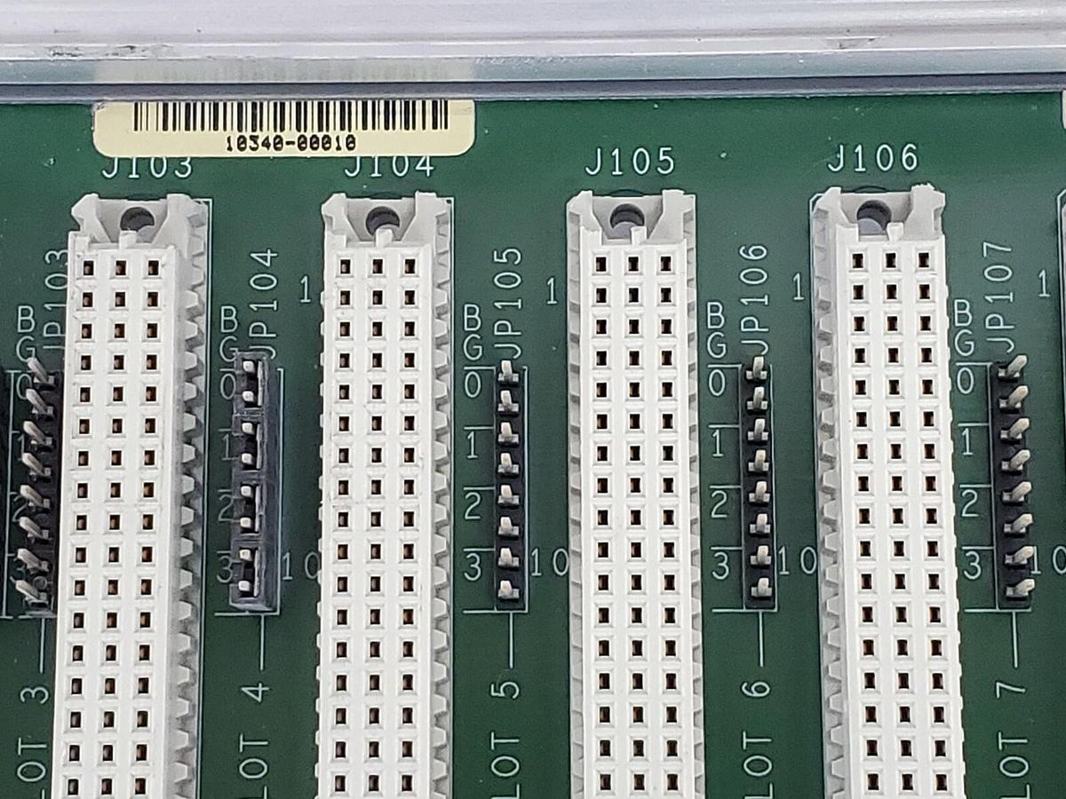 Used ADEPT / AMP 15340-00010 REV. A BACKPLANE BOARD 13-413427-01 REV. F