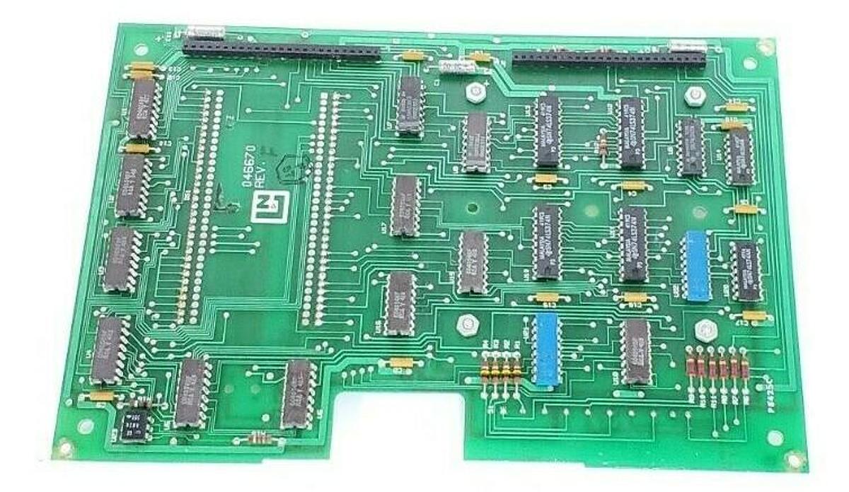 Used HONEYWELL LEEDS & NORTHRUP 046670 DISPLAY BOARD REV. F