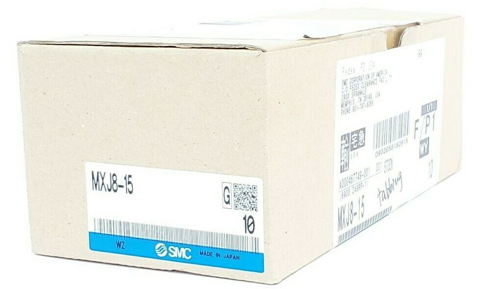 LOT OF 8 NEW SMC MXJ8-15 PRECISION AIR SLIDE TABLE CYLINDERS MXJ815