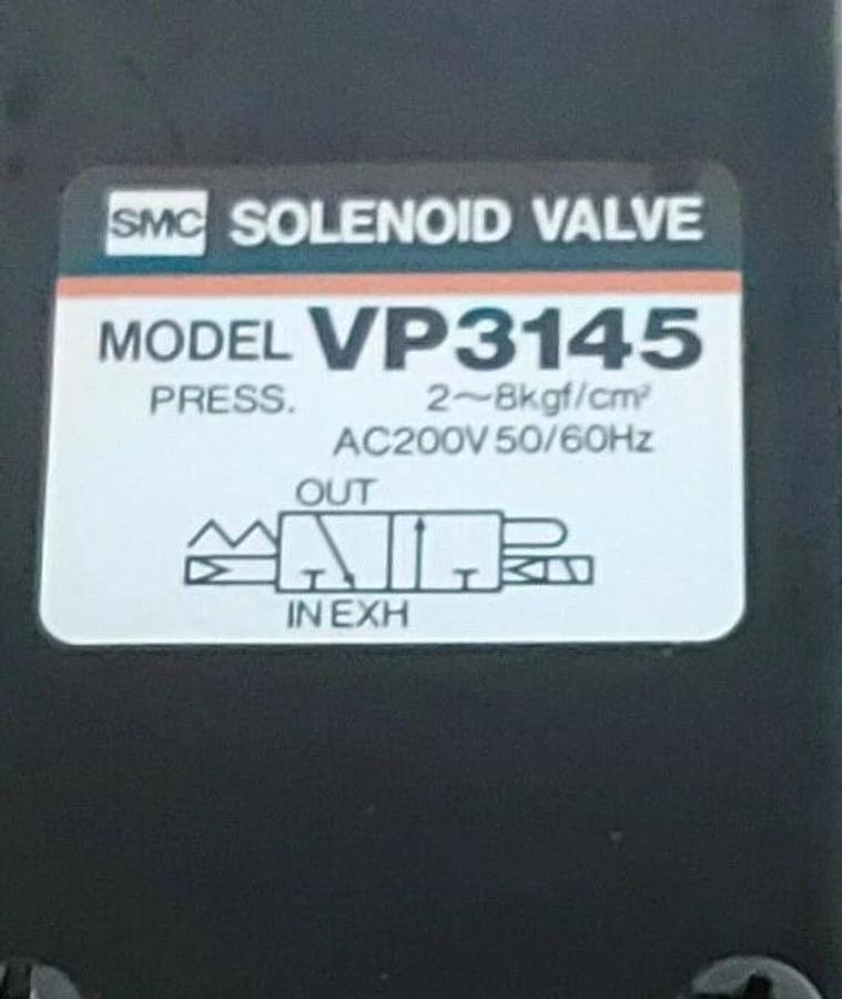 Used NIB SMC VP3145-032TB SOLENOID VALVE 200VAC, VP3145032TB, VP3145