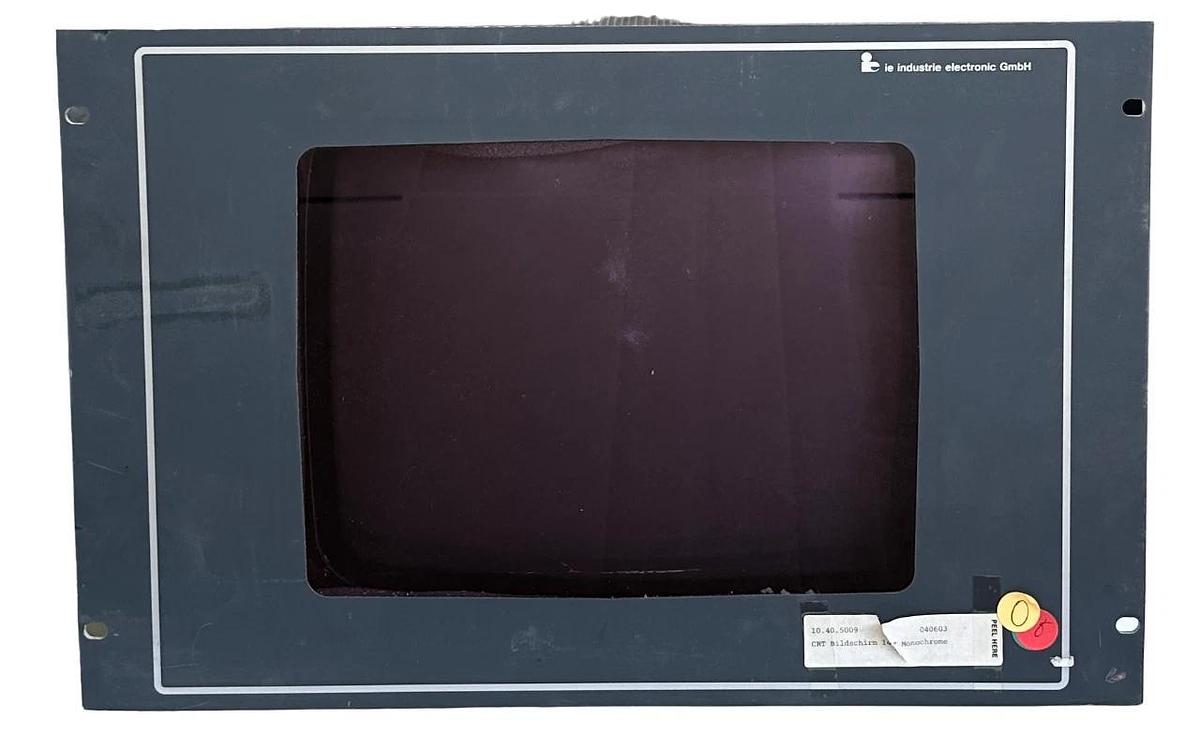 Used IE INDUSTRIE ELECTRONIC 14'' MONOCHROME SCREEN 10.40.5009 SN 30 0.2kW 220V