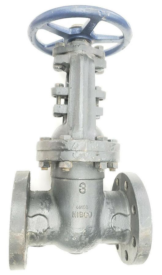 Used NIBCO F-667-0 IBBM 3" GATE VALVE 250 SWP 500 WOG 40155 F6670