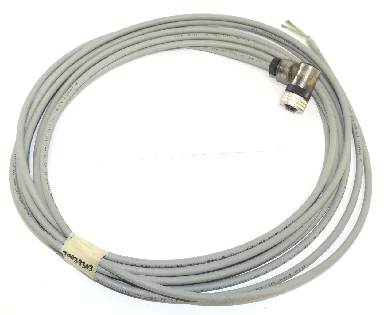 Used LEONI ELOCAB LTD. ERK 33796 CABLE WC000142 ASSY. 5.7M