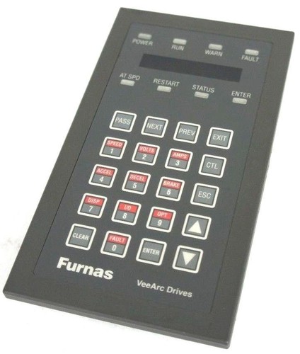 Used FURNAS VEE ARC D84047-801 DRIVE WITH KEYPAD REV E D84047-003 REV H