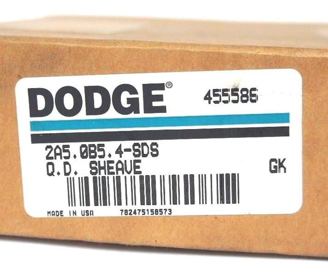 FACTORY SEALED DODGE 2A5.0B5.4-SDS Q.D SHEAVE 455586