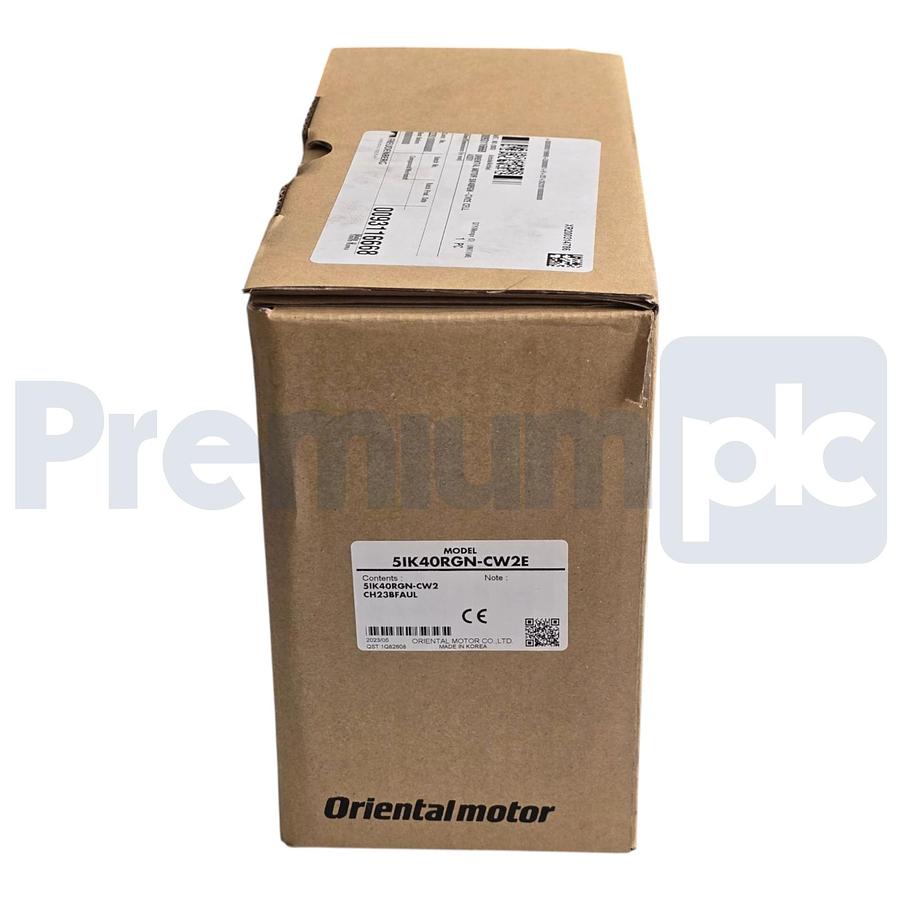 Used Oriental Motor 5IK40RGN-CW2E Induction Motor w/ CH23BFAUL 2.3µF Capacitor NSMP