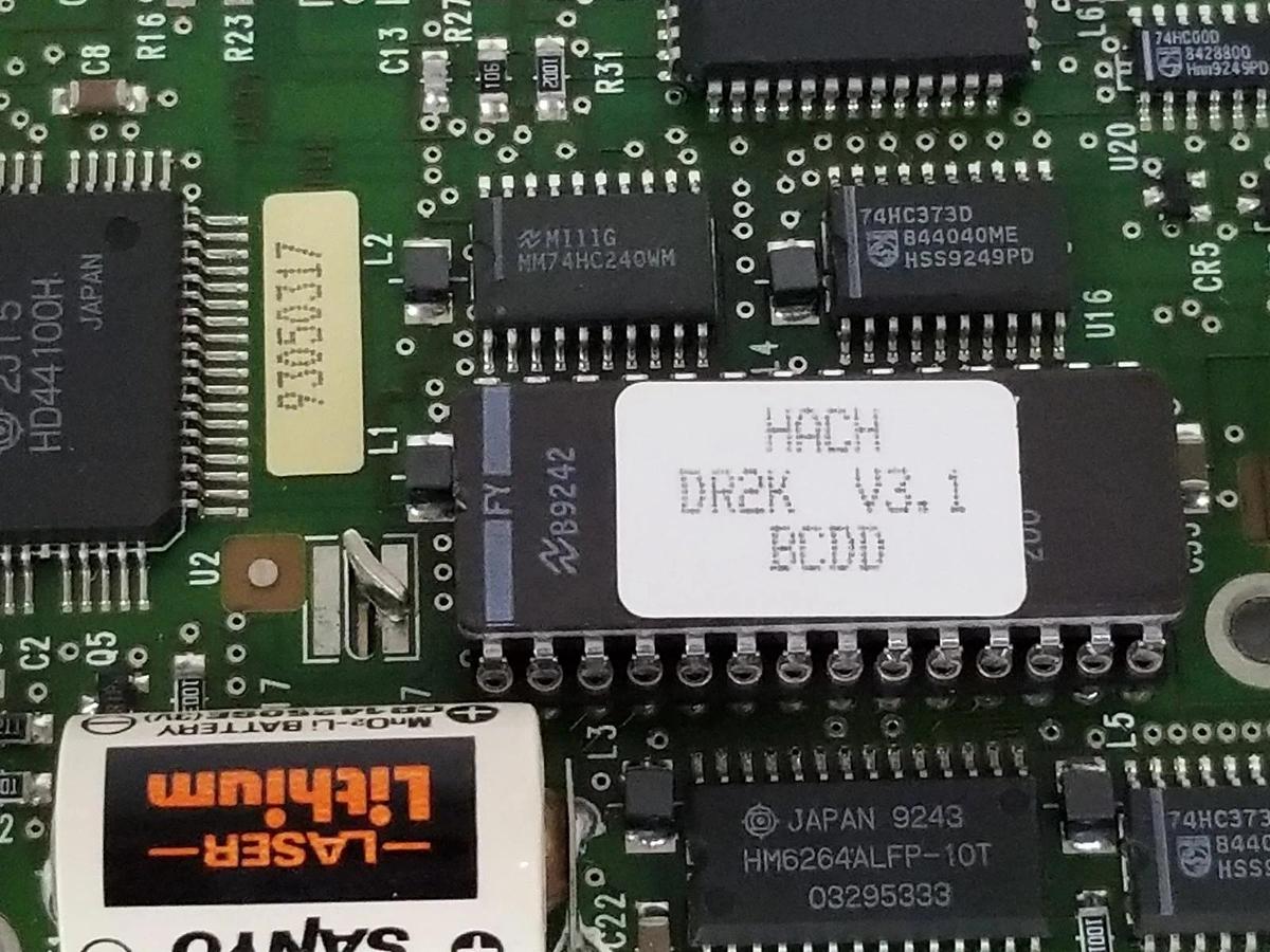 Used HACH CO. 46586-00 CKT BOARD ASSEMBLY DR2000 DR2K V3.1 93050317 4658600