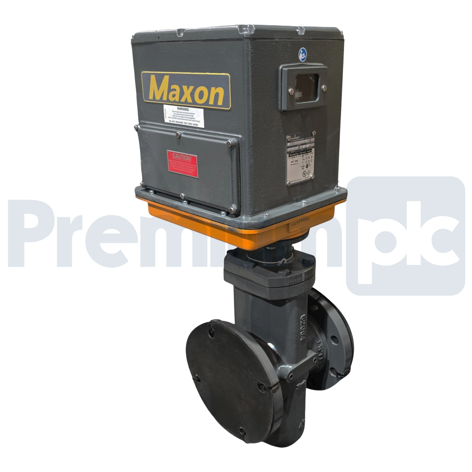 Used Honeywell Maxon 400HMA11-BA11-BB32A0 4" FLG N/C Nat Gas Safety Shut-Off Valve