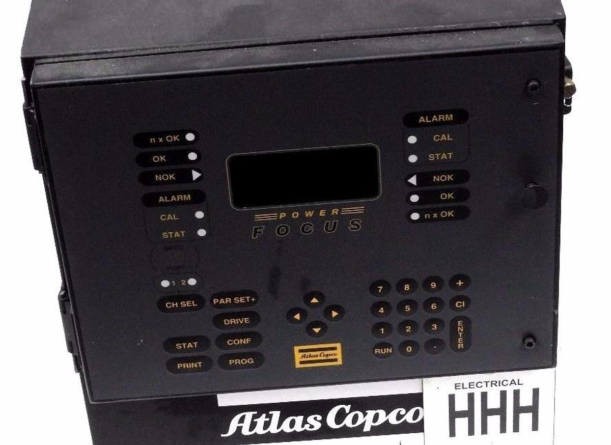 Used ATLAS COPCO POWER FOCUS 2101-57-115R TENSOR CONTROLLER 200W, 100-120VAC, 2101571