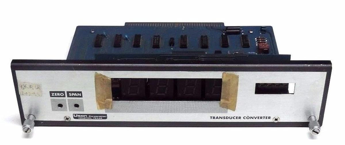 Used USON 21343 TRANSDUCER CONVERTER BOARD REV B 21342 DIGITAL DISPLAY REV A