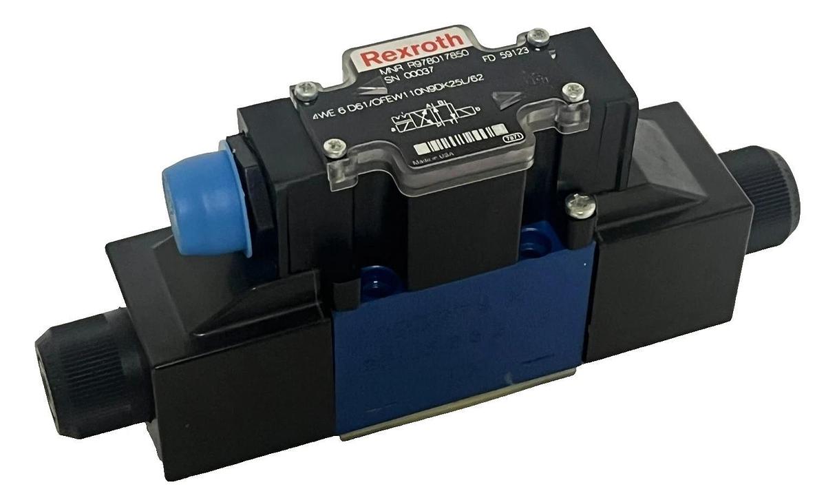 Bosch Rexroth R978017850 Directional Spool Valve - 4WE 6 D62/OFEW110N9DK25L/62