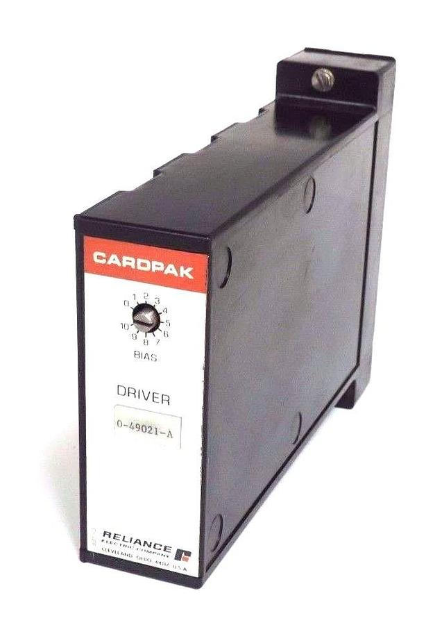 Used RELIANCE ELECTRIC 0-49021-A CARDPAK DRIVER MODULE 049021A