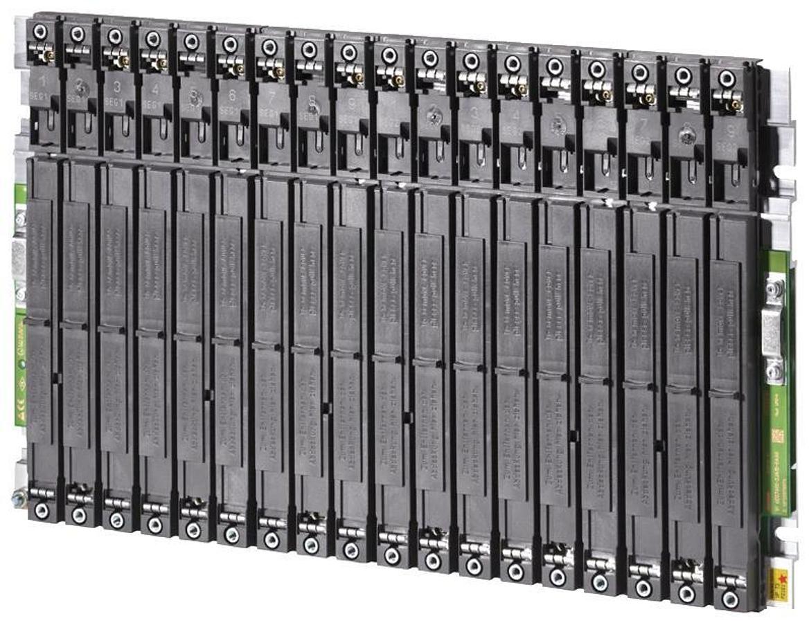 Used Siemens 6ES7400-2JA00-0AA0 SIMATIC S7-400H Rack UR2-H w/ 2 x 9 slots NSFS