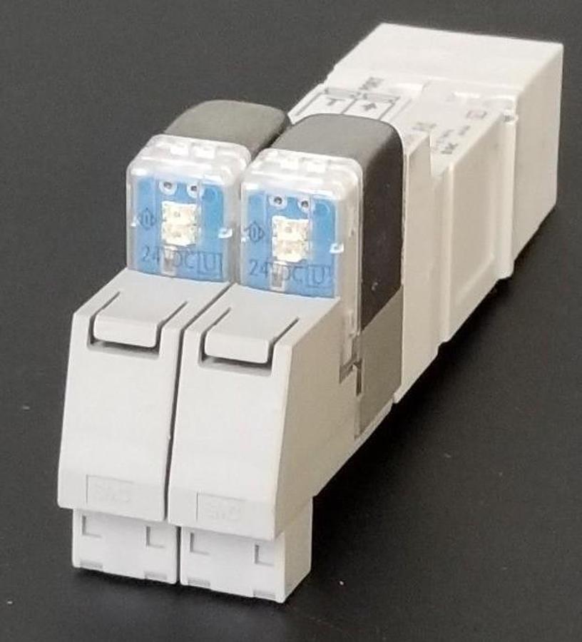 Used SMC SY3445-5FUD SOLENOID VALVE 0.2~0.7MPA, SY3PP46, SY34455FUD