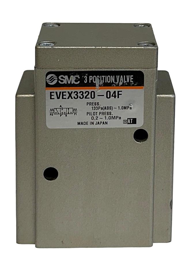 Used SMC EVEX3320-04F / EVEX332004F 3-POSITION POWER VALVE VEX 1/2'' G VEX3 NSNP