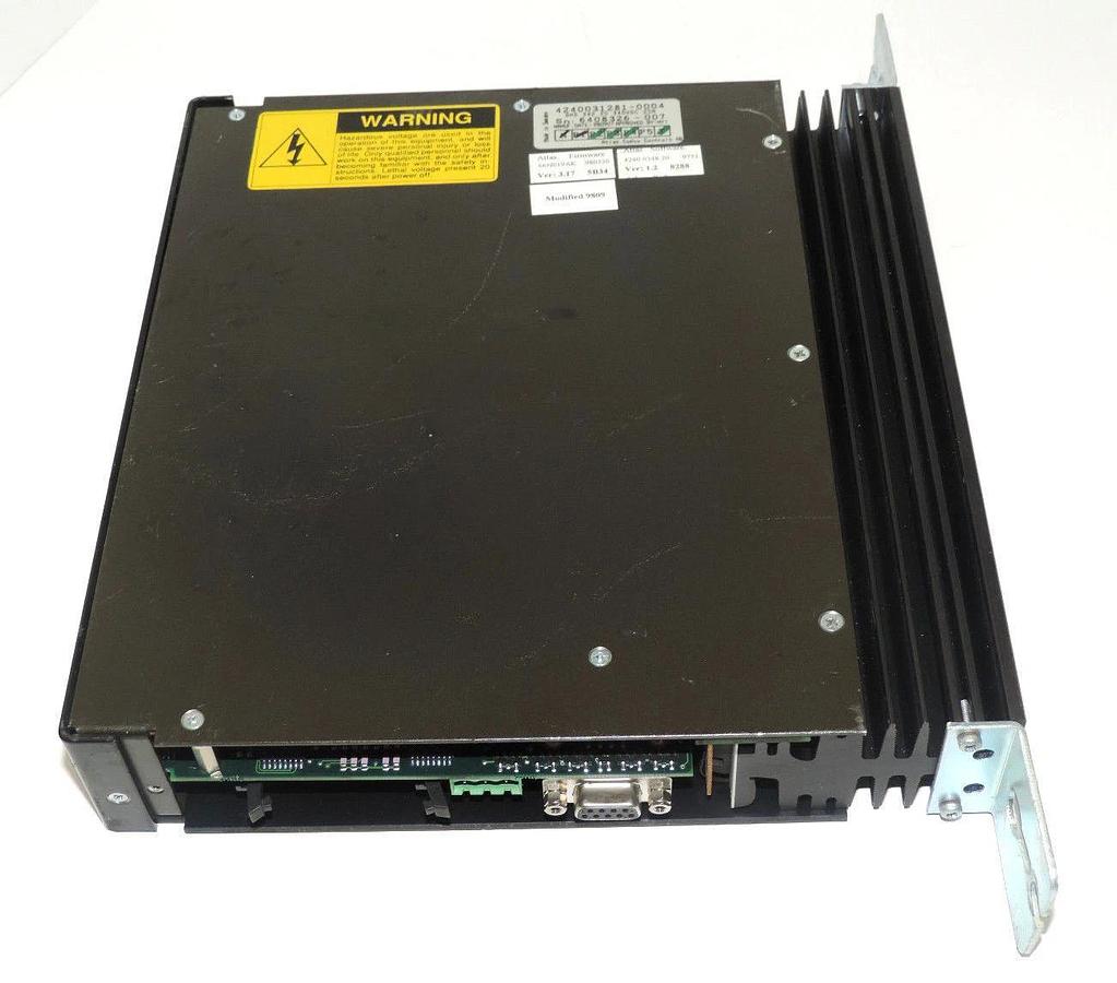 Used ATLAS COPCO 4240031281-0004 SERVO CONTROLLER QMS 340 25 340VDC 25A, QMS34025