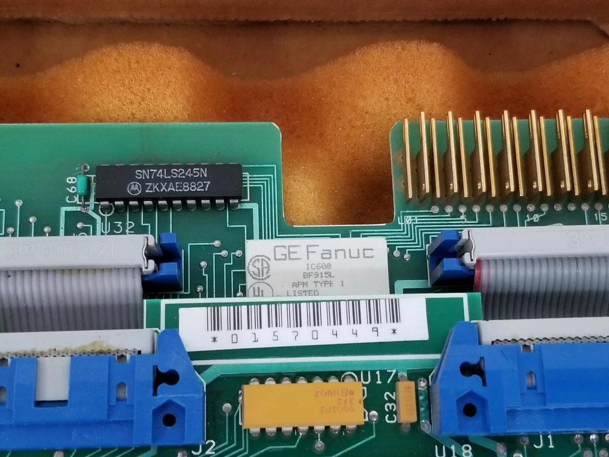 Refurbished GE FANUC IC600BF915L APM TYPE 1 SINGLE AXIS BOARD W/ 44A717555-G01 PC BOARD