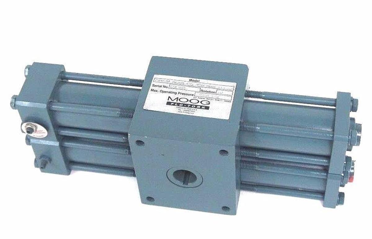 Used MOOG FLO-TORK 7500-94-A1CB3X-ESK-MS13-RKHX-FLX-XPX HYDRAULIC ROTARY ACTUATOR