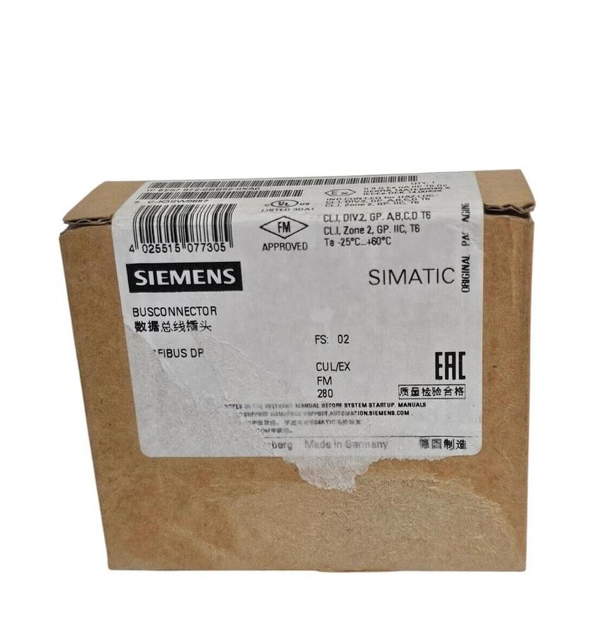 Used F/S SIEMENS 6ES7 972-0BB52-0XA0 / 6ES79720BB520XA0 SIMATIC PROFIBUS CONNECTOR