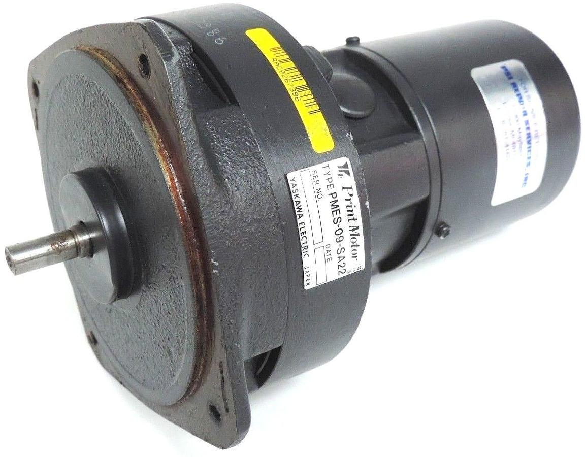 Used YASKAWA PMES-09-SA22 PRINT MOTOR PMES09SA22
