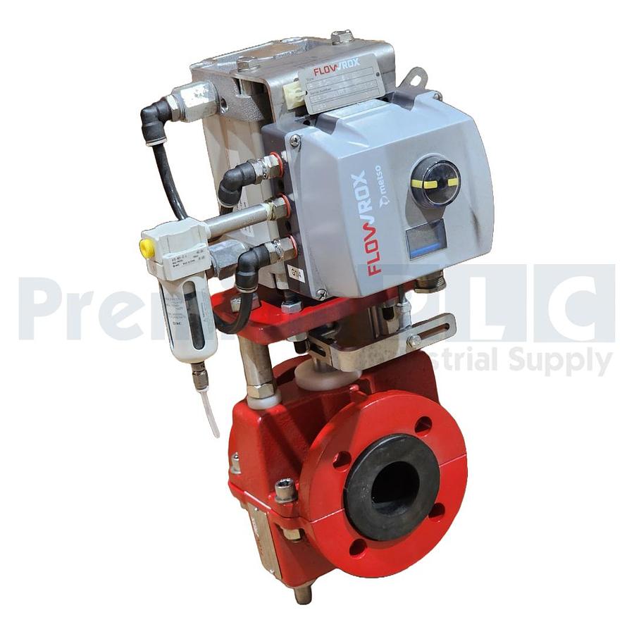 Used NEW VALMET FLOWROX PVE2AK150-601LX PINCH VALVE W/ ND9103HXV01 CONTROLLER NSNP