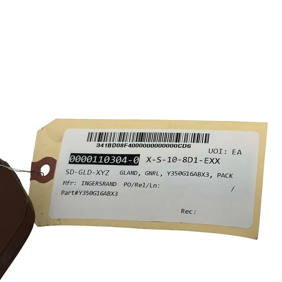 Used Ingersoll Rand Y350G16ABX3 General Packing Gland 350G16ABX3-383002 New Surplus
