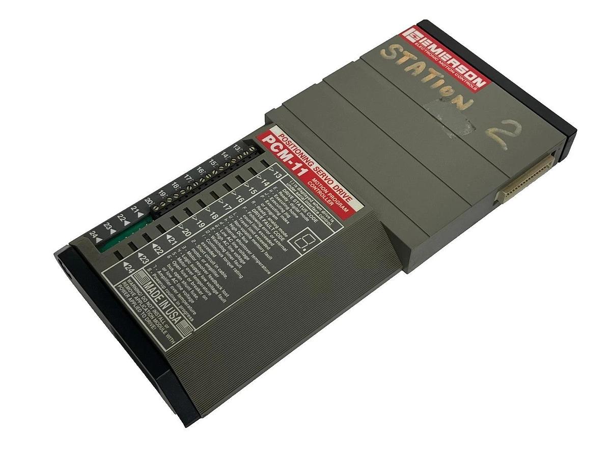 Used EMERSON FX-490 Servo Drive w/ PCM-11 Motion Controller 240V 9A FX490 PCM11