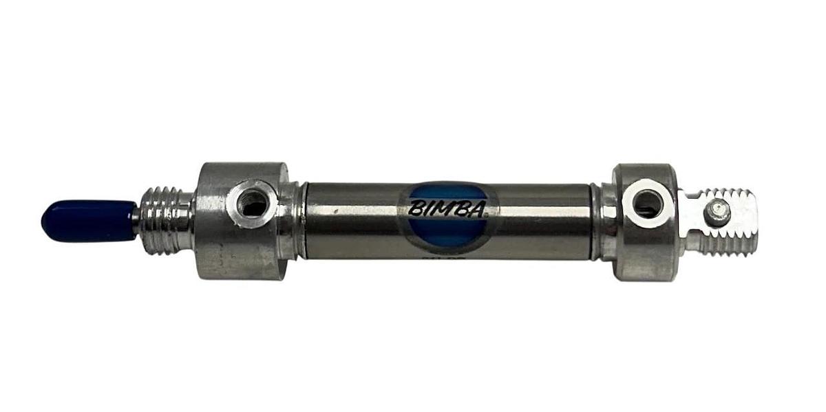 BIMBA 011-DP / 011DP PNEUMATIC AIR CYLINDER DOUBLE-ACTING 7/16'' BORE NSNP