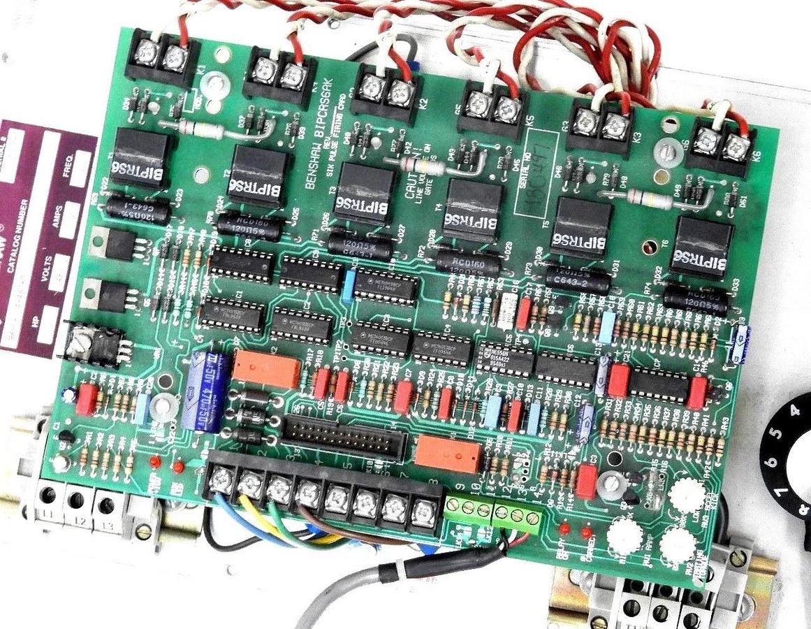 Used BENSHAW RS6V-20A-480-C SOLID STATE MOTOR CONTROL 480V, 20A, RS6V20A480C