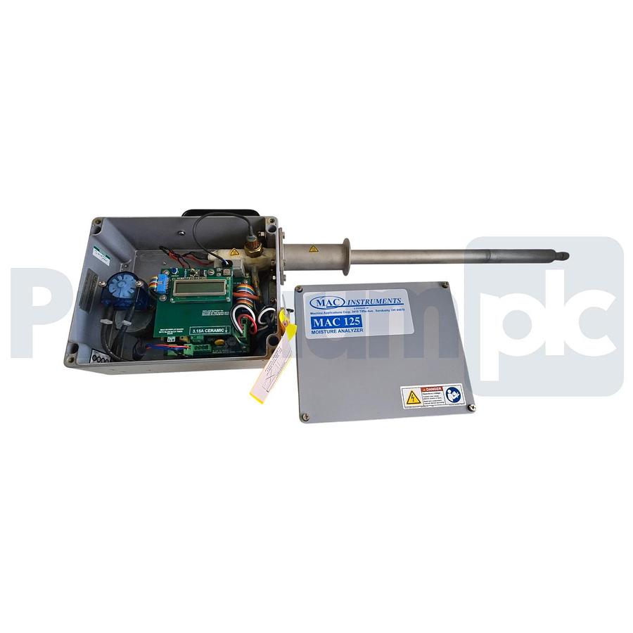MAC INSTRUMENTS MAC-125 MOISTURE ANALYZER S 0-100% MAC125-100-120V w/CABLES NSNP