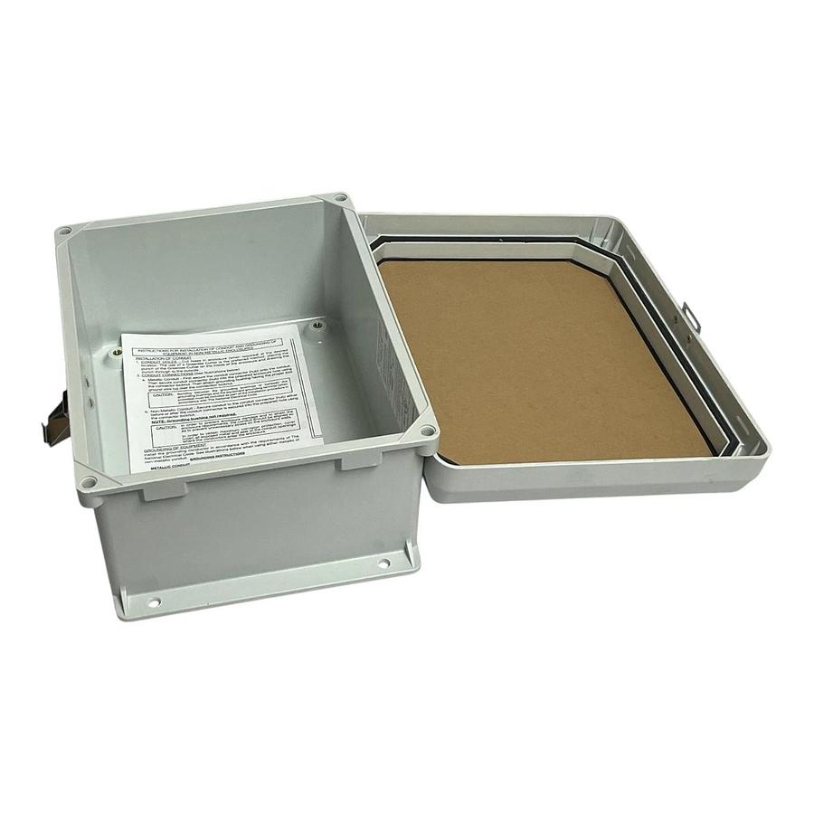 nVent HOFFMAN CVJ1008HWPL1 Fiberglass Enclosure 10x8x4 Clearview Window, NSMP