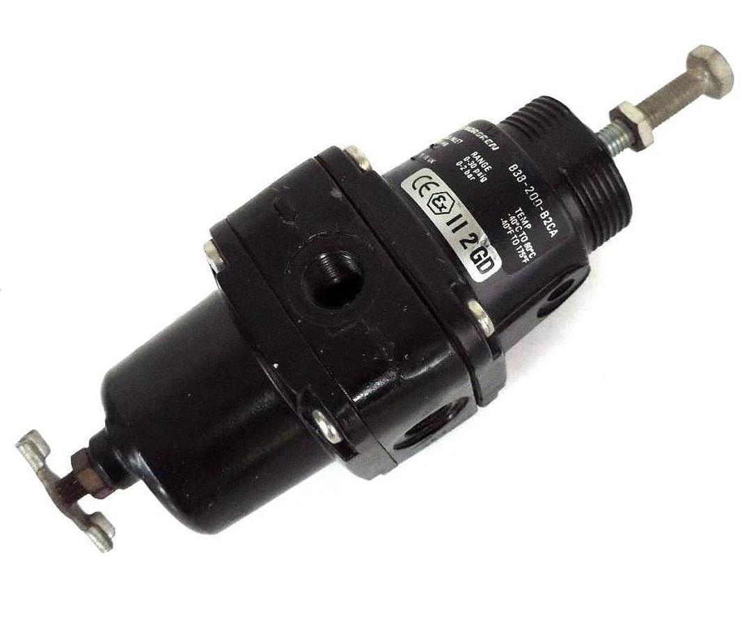 Used NORGREN B38-200-B2CA FILTER REGULATOR 1/4 NPT 300 PSI, B38200B2CA