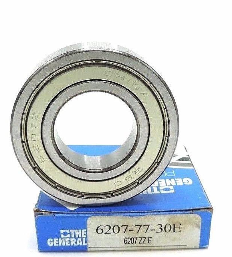 Used NIB THE GENERAL BEARING 6207-77-30E BEARING 62077730E, 6207 ZZ E