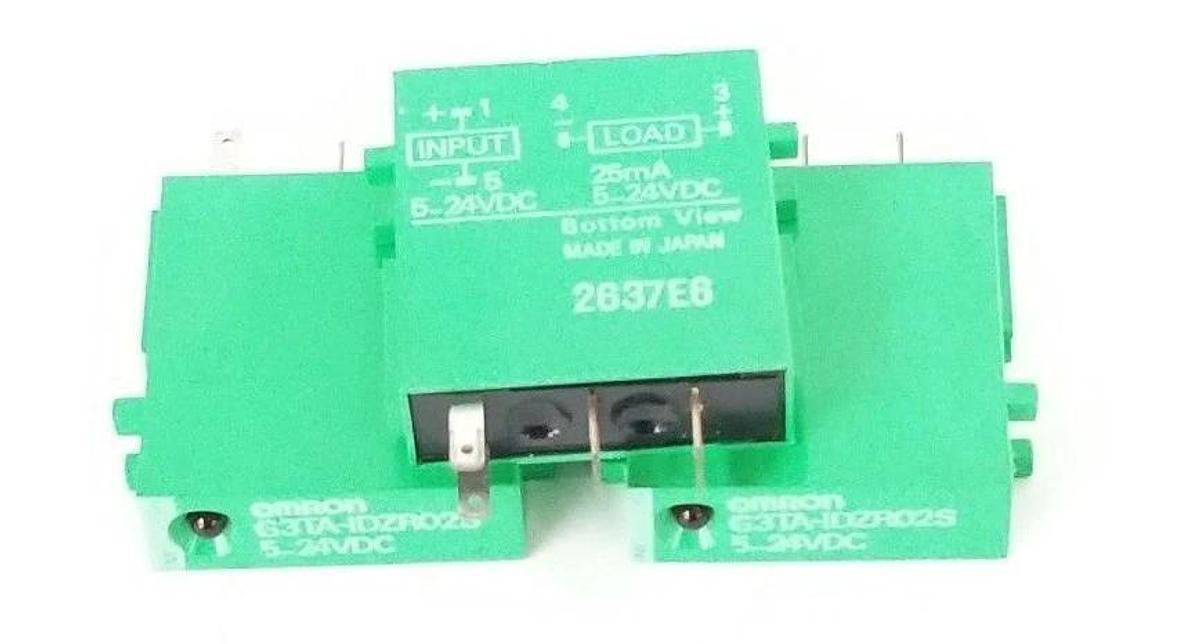 Used LOT OF 3 OMRON G3TA-IDZR02S PHOTOCOUPLER RELAYS 5/24VDC SSR INCLUDES INDICATORS