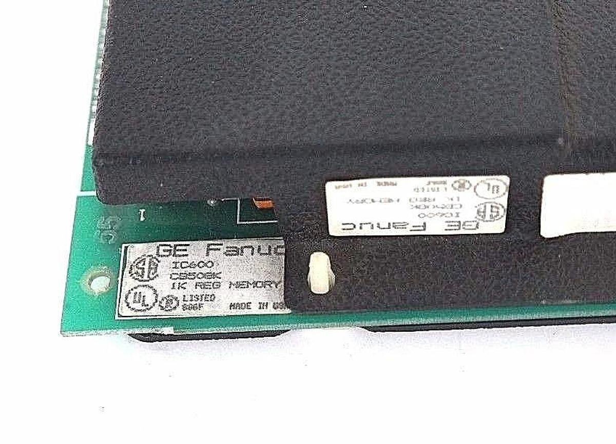 Used GE FANUC IC600CB508K, 1K REG MEMORY MODULE MIPR1B, ASM NO: 44A297026-G01