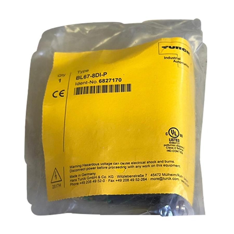 Used NEW TURCK BL67-8DI-P / BL678DIP BL67 SYSTEM I/O MODULE 8-PT DIGITAL 6827170