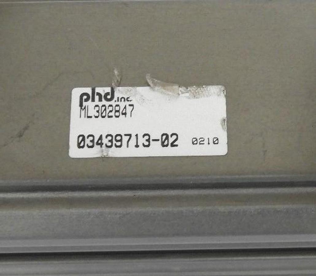 Used PHD INC. ML302847 ROTARY ACTUATOR CYLINDER 03438713-02, 0343971302