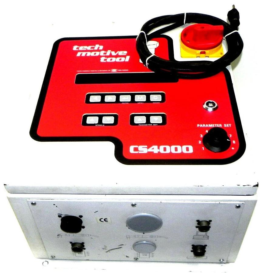 Used TECH MOTIVE TOOL CS4000 CONTROLLER C4000B01K01C W/ 49-4100-03C5 SERVO CONTROL