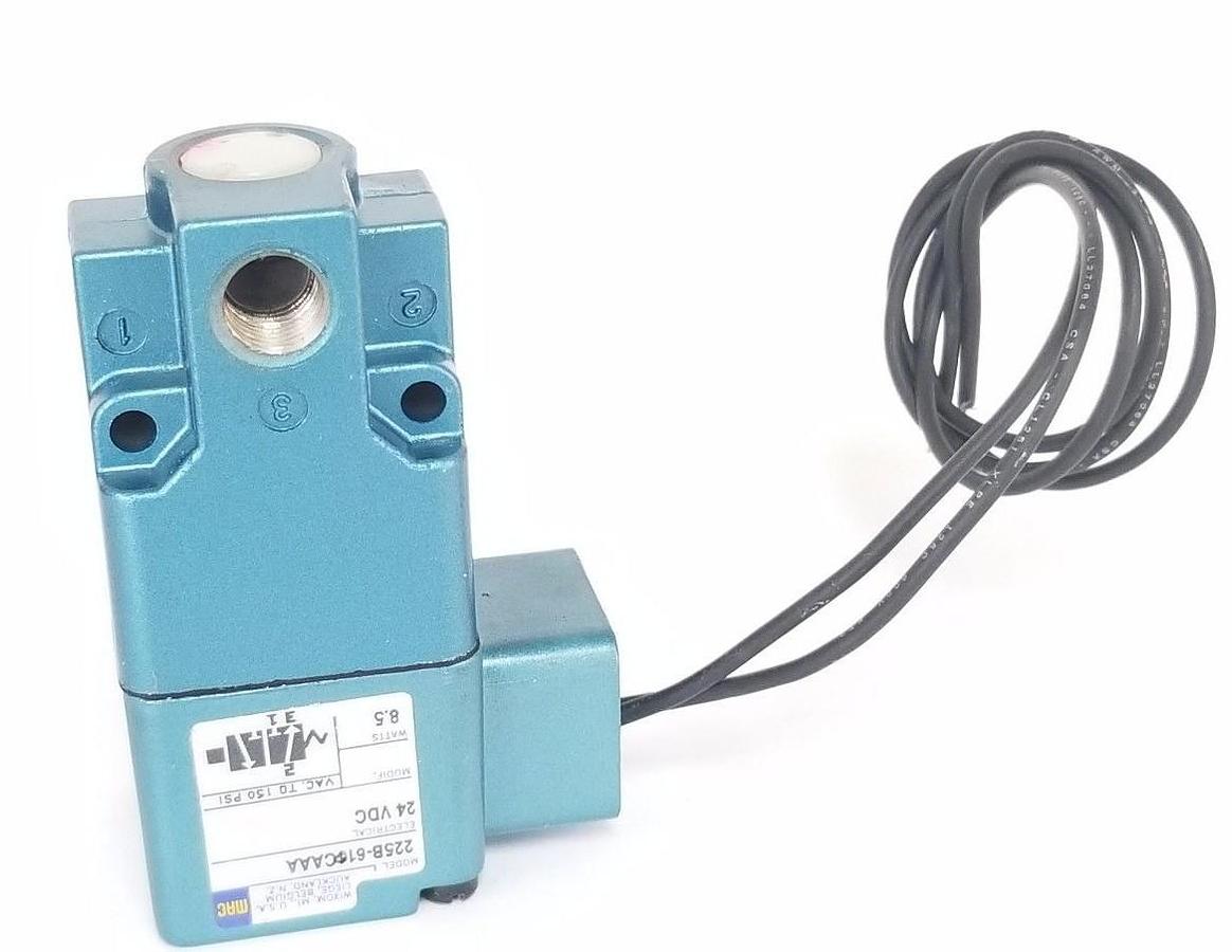 Used MAC VALVES 225B-611CAAA SOLENOID VALVE 24VDC, 8.5W