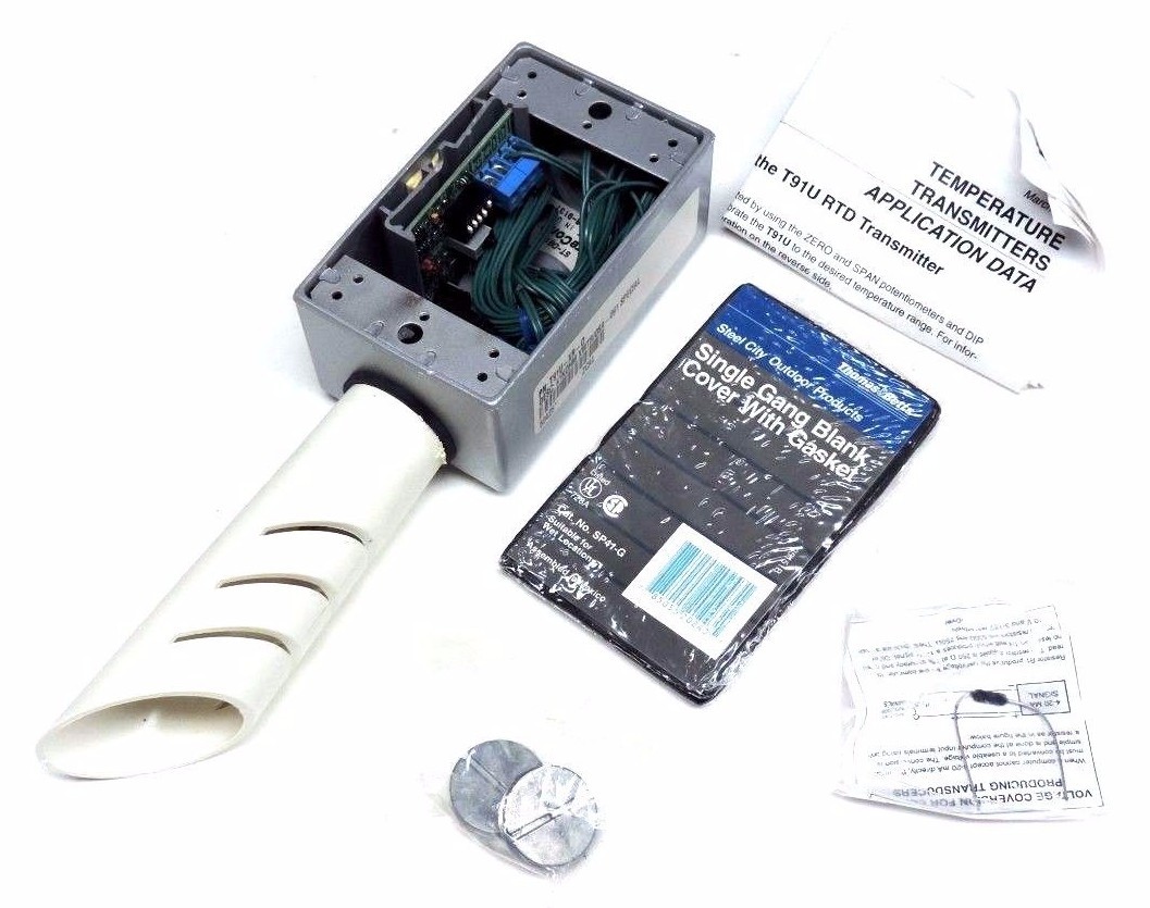 Used NEW KELE T91U-XR-0 TEMPERATURE TRANSMITTER k1KOHM KMTR/OSA-091, T91UXR0