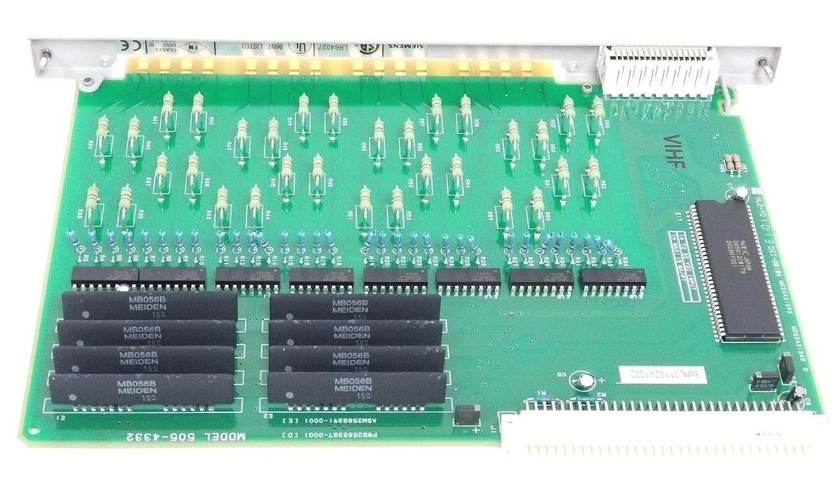 Used SIEMENS 505-4332 INPUT MODULE PWB2586387-0001 D ASM2586391-0001 E MD24A31092