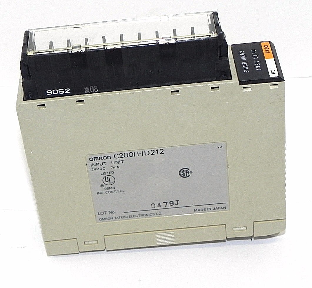 Used OMRON C200H-ID212 INPUT MODULE 24VDC 7mA C200HID212