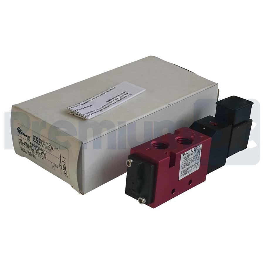 Versa Valves CSG-4302-HCL-55G-A120 Pneumatic 4-Way Valve, 120V AC, 1/4" NPT NSMP