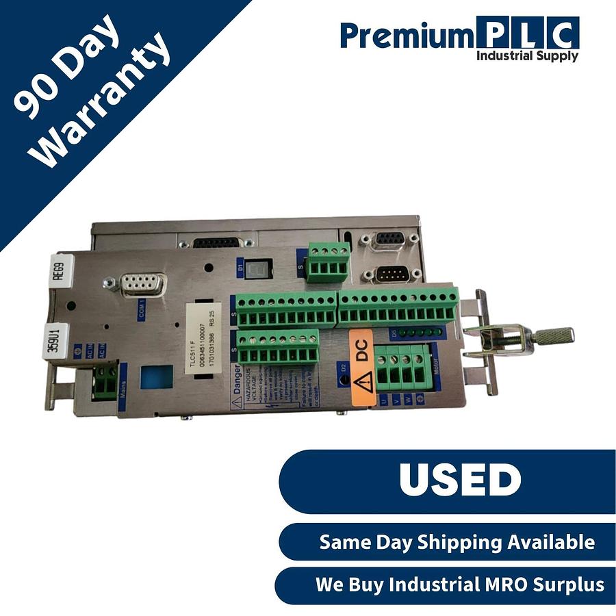 Used SCHNEIDER BERGER LAHR Positec TLC511 F TWIN LINE POSITIONING CONTROLLER TLC511F