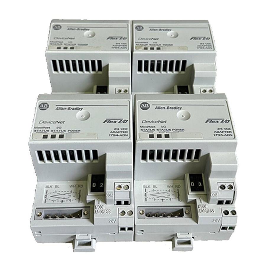 Used 4 ALLEN BRADLEY 1794-ADN /B Flex I/O DeviceNet NETWORK ADAPTER MODULES 1794ADN